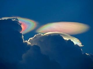 A "fire rainbow" over South Florida.