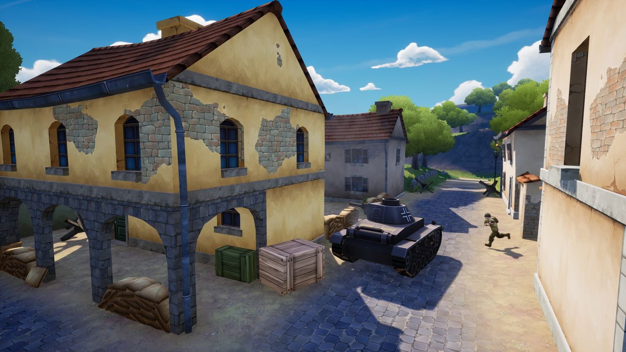 Screenshot from an in-development build of Heroes of Valor