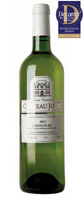 DWWA 2013 International Trophies, Ch&Atilde;&cent;teau Jolys Juran&Atilde;&sect;on Sec Southwest France 2012