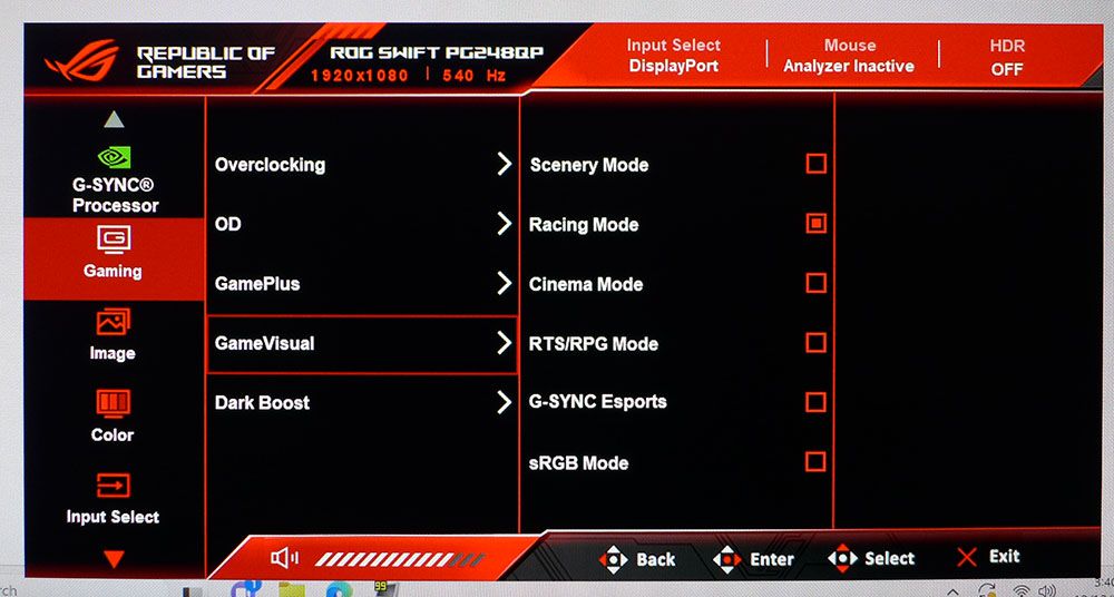 Asus ROG Swift PG248QP