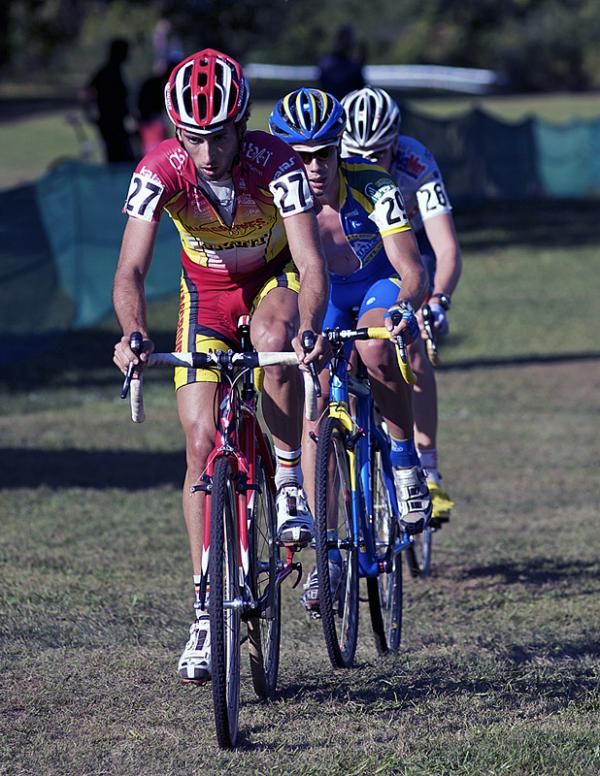 With two laps remaining the original group of six was down to just three.