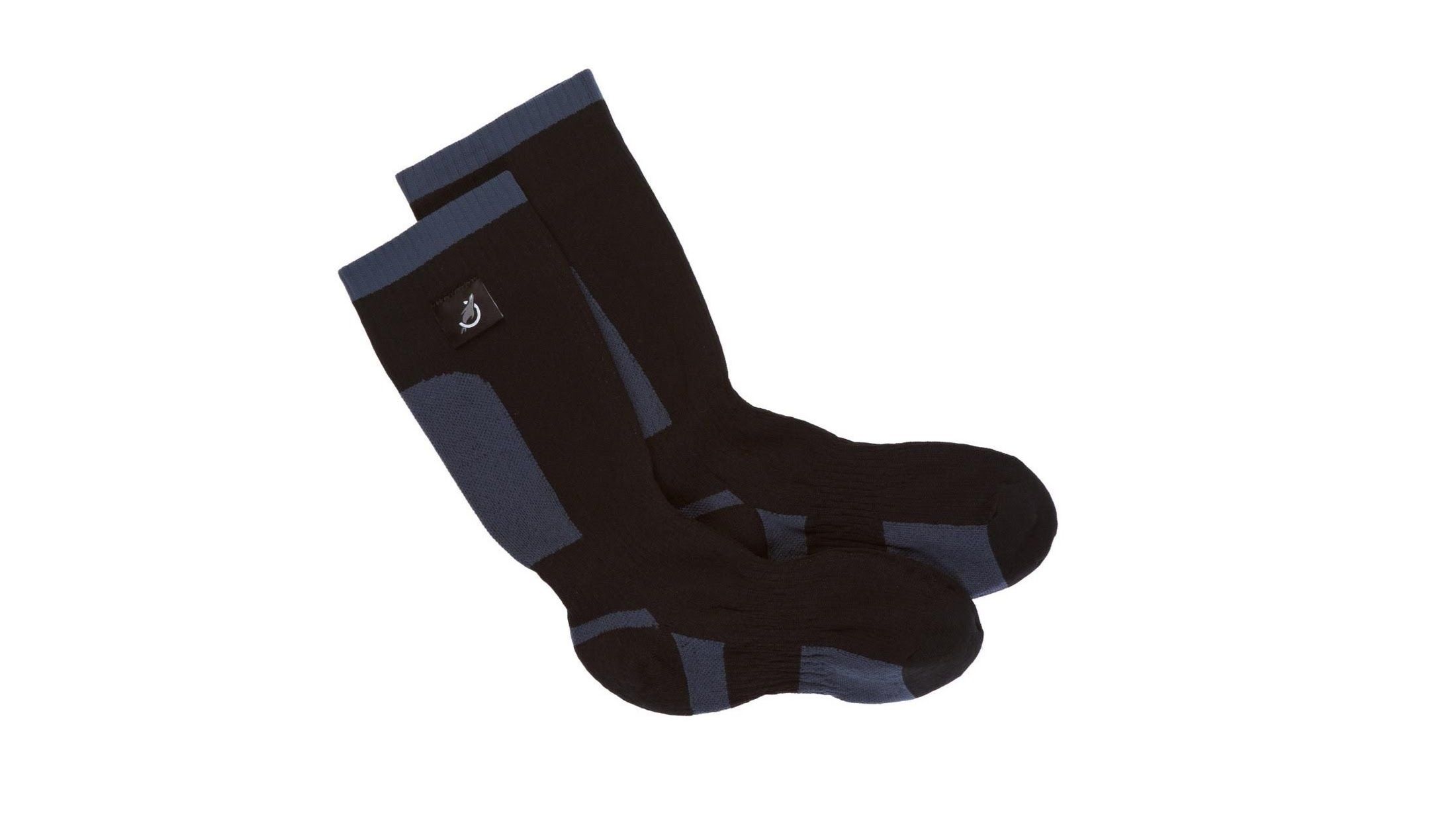  Sealskinz Mid Weight Mid Length Socke, schwarz und dunkelblau