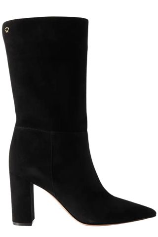 Gianvito Rossi Piper 85 suede ankle boots