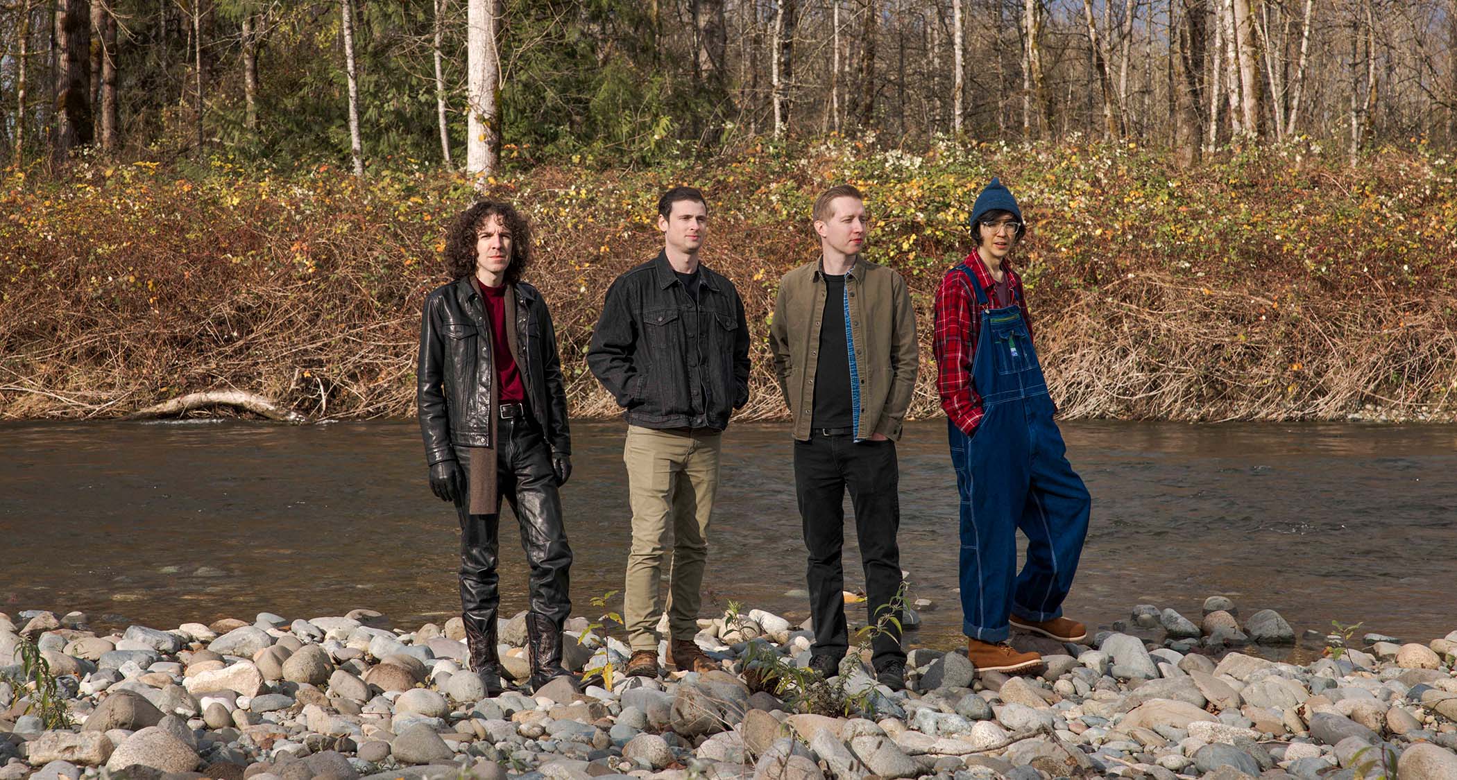 Car Seat Headrest pictured on location in the Pacific Northwest