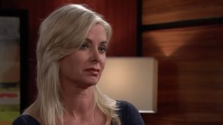 Eileen Davidson as Ashley concerned in The Young and the Restless