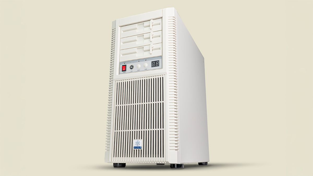 Silverstone's retro PC FLP02 case launches for $220 — throw-back 5.25-inch expansion bays meet modern 360mm radiator support