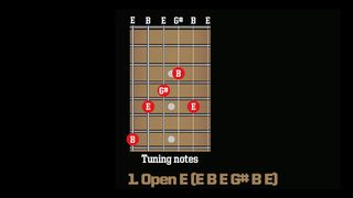 1. Open E (E B E G# B E)