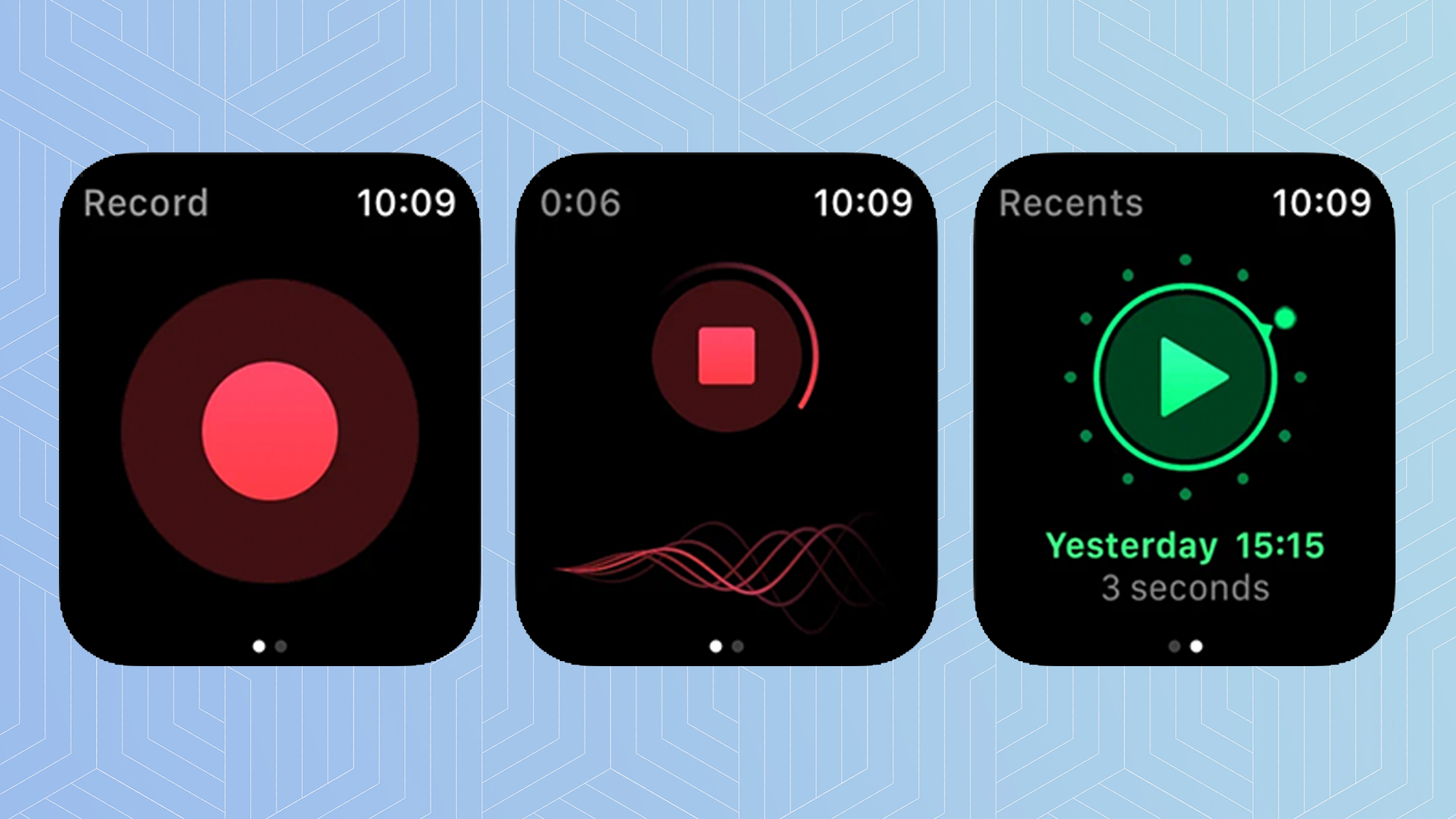 best apple watch apps: Just Press Record