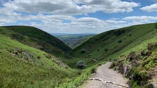 Climbing out of the valley