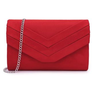 Milisente Red Clutch Bag