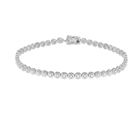 Goldsmiths 18ct white gold 0.50ct diamond bracelet, £2,000, £1,000 (Save 50%)