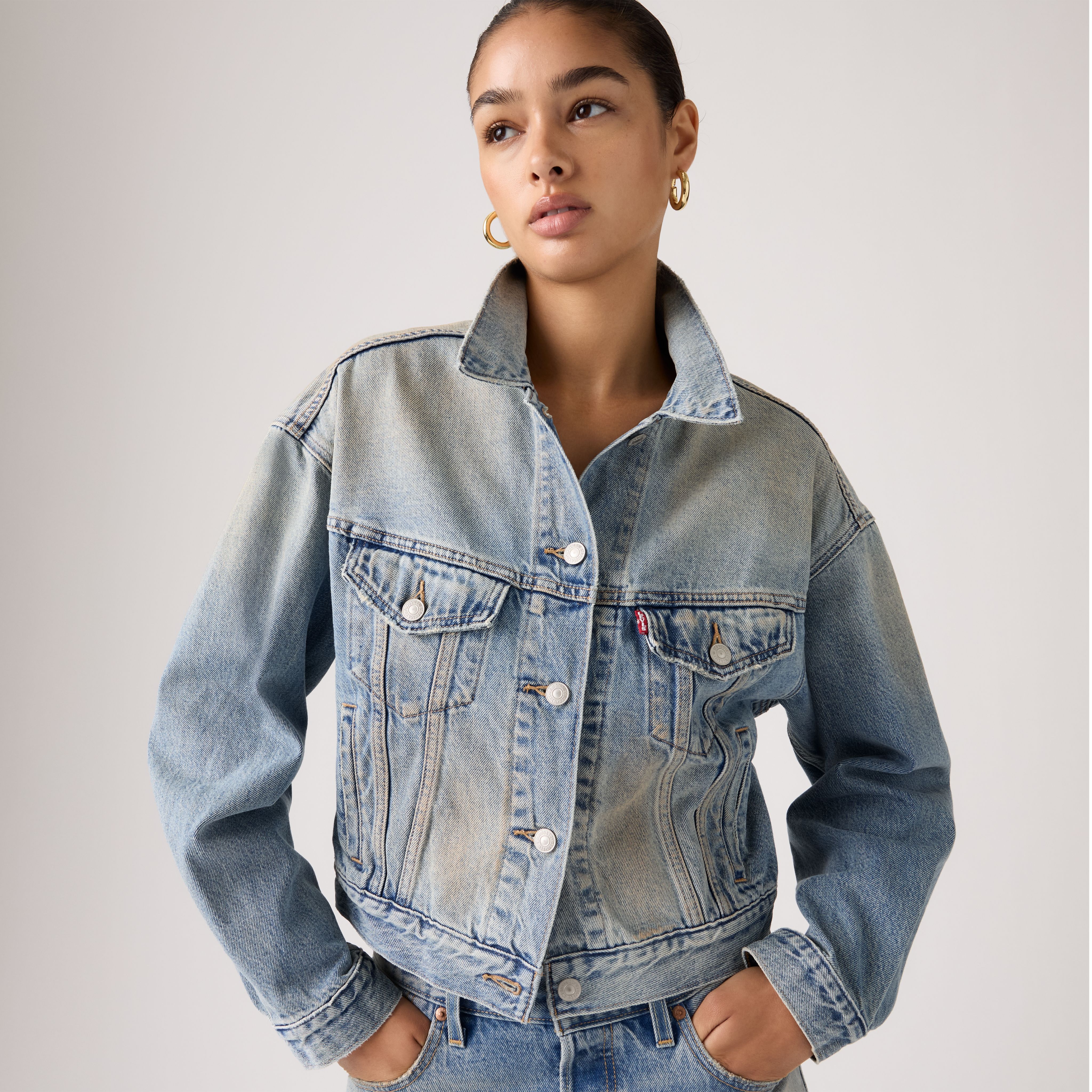 90s Cropped Trucker Jacket