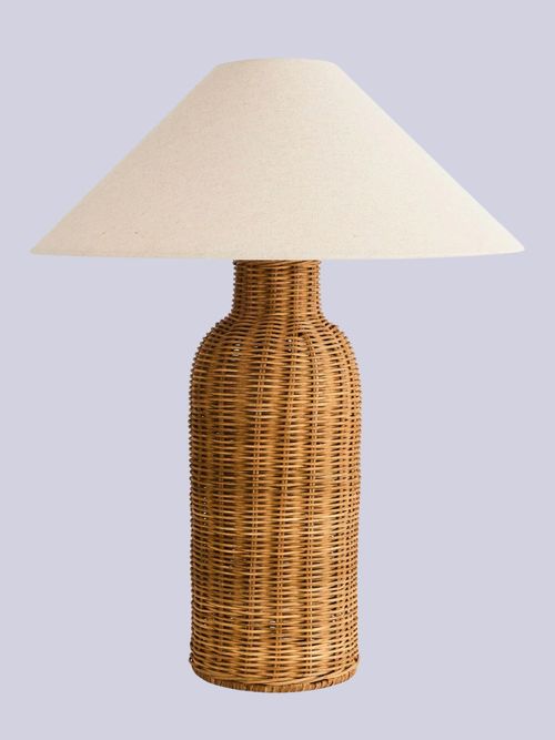 Zoey Rattan Base Table Lamp 