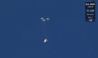Blue Origin In-Flight Escape Capsule