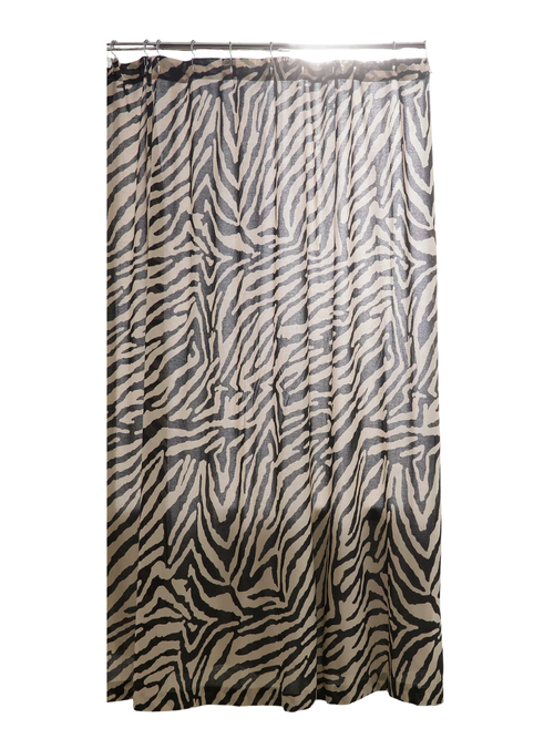 Darcie Zebra Shower Curtain