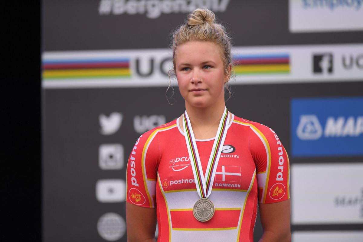 Silver medallist Emma Cecilie Norsgaard Jorgensen (Denmark)