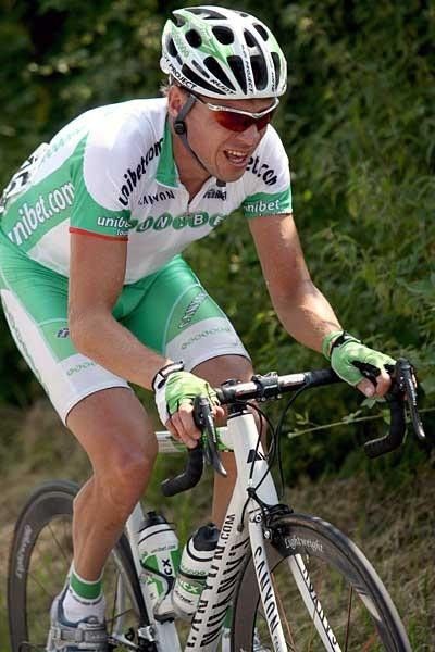 Two-time British champion Jeremy Hunt (Cerv&eacute;lo TestTeam) riding for Unibet in 2008