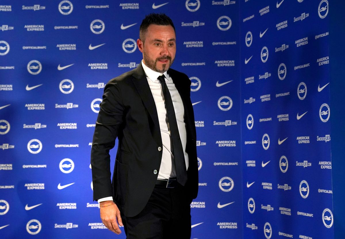 Brighton &amp; Hove Albion Press Conference – Roberto De Zerbi Unveiling – American Express Elite Football Performance Centre