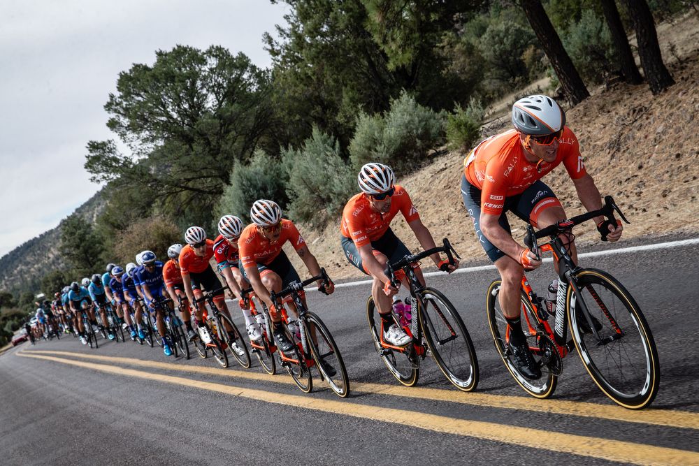 Rally controls the front during stage 5 of the Tour of The Gila