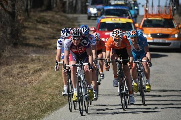 Silence-Lott's Micka&euml;l Delage helped drive the day's break.