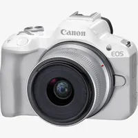 Canon  EOS R50 + RF-S 18-45mm (white)