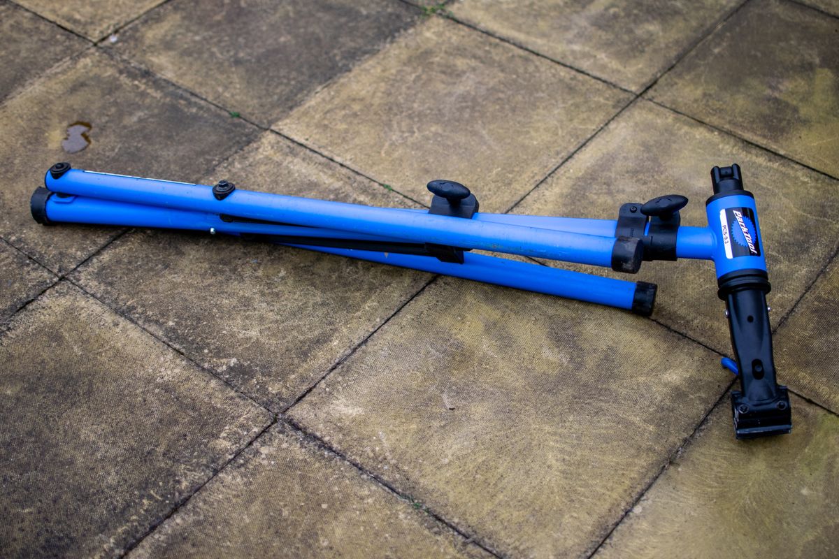 A Park Tool PCS 9.3 workstand