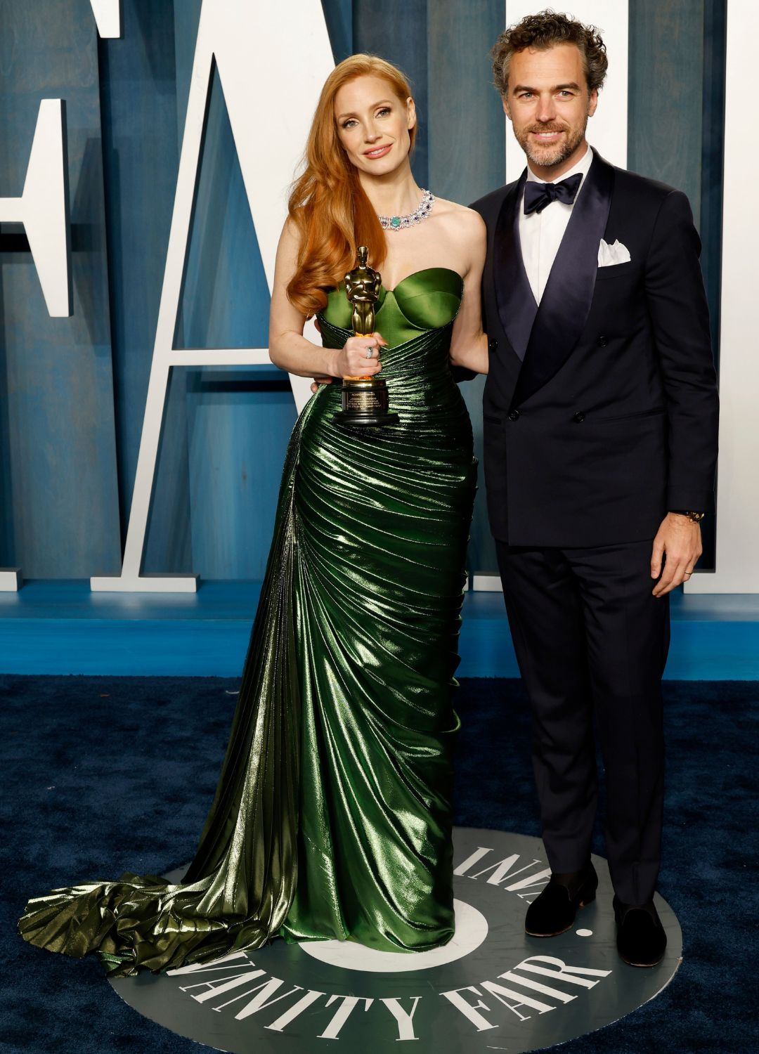 Jessica Chastain and Gian Luca Passi de Preposulo