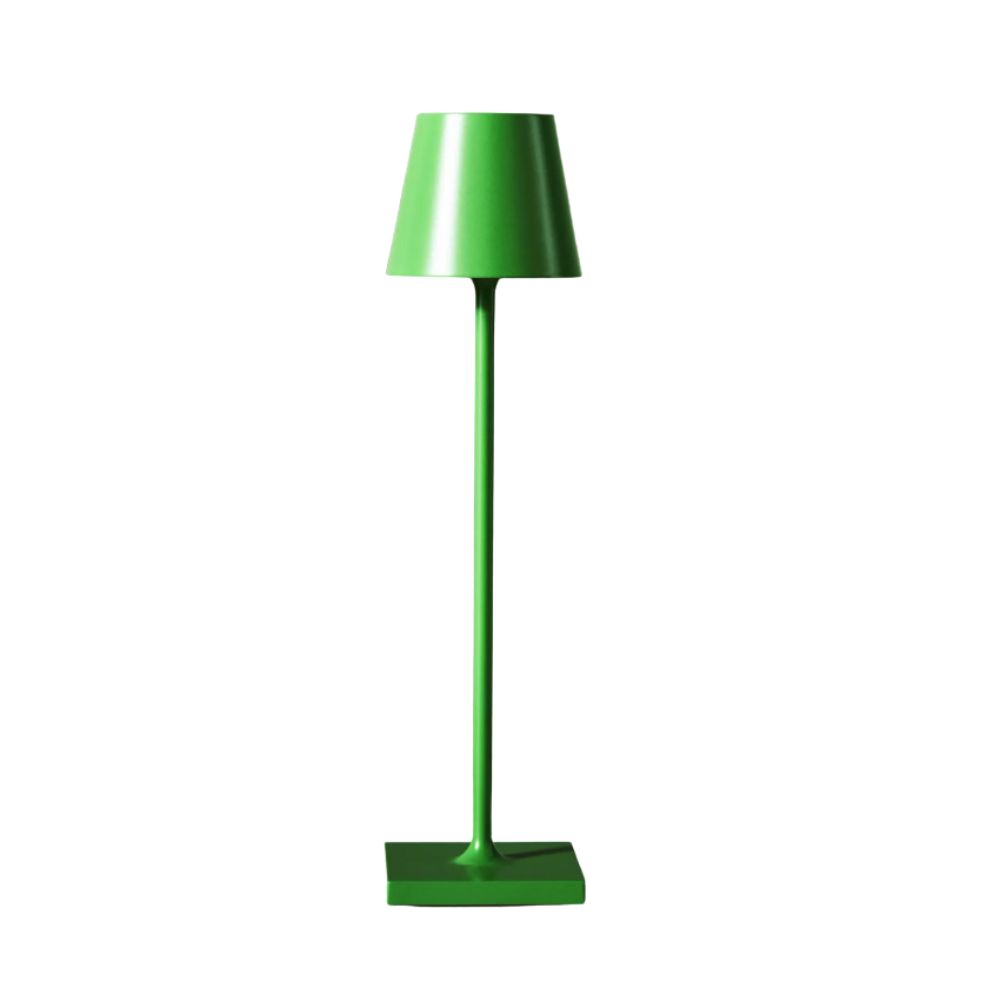 Green table lamp