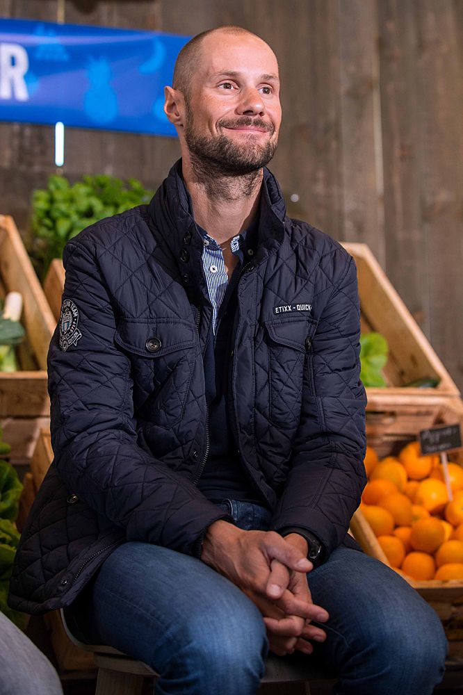 Tom Boonen attends the press conference of Etixx-QuickStep's new sponsor Lidl