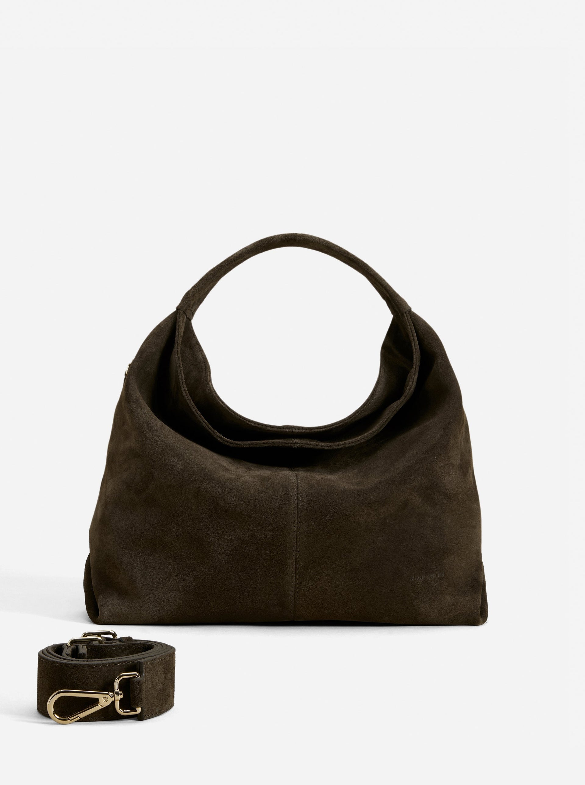 Gala Tobacco Green Suede