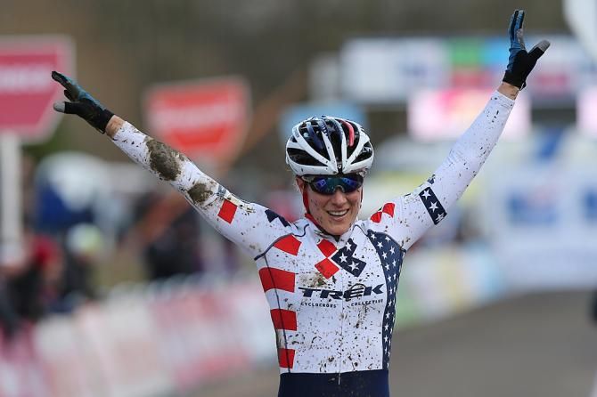 Katie Compton (Trek) wins the GP Sven Nys
