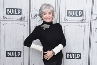 Singer/dancer/actress Rita Moreno visits the Build Series to discuss the Netflix re-boot of the classic show 'One Day at a Time' and the new production of the film 'Westside Story' at Build Studio on February 06, 2019 in New York City.
