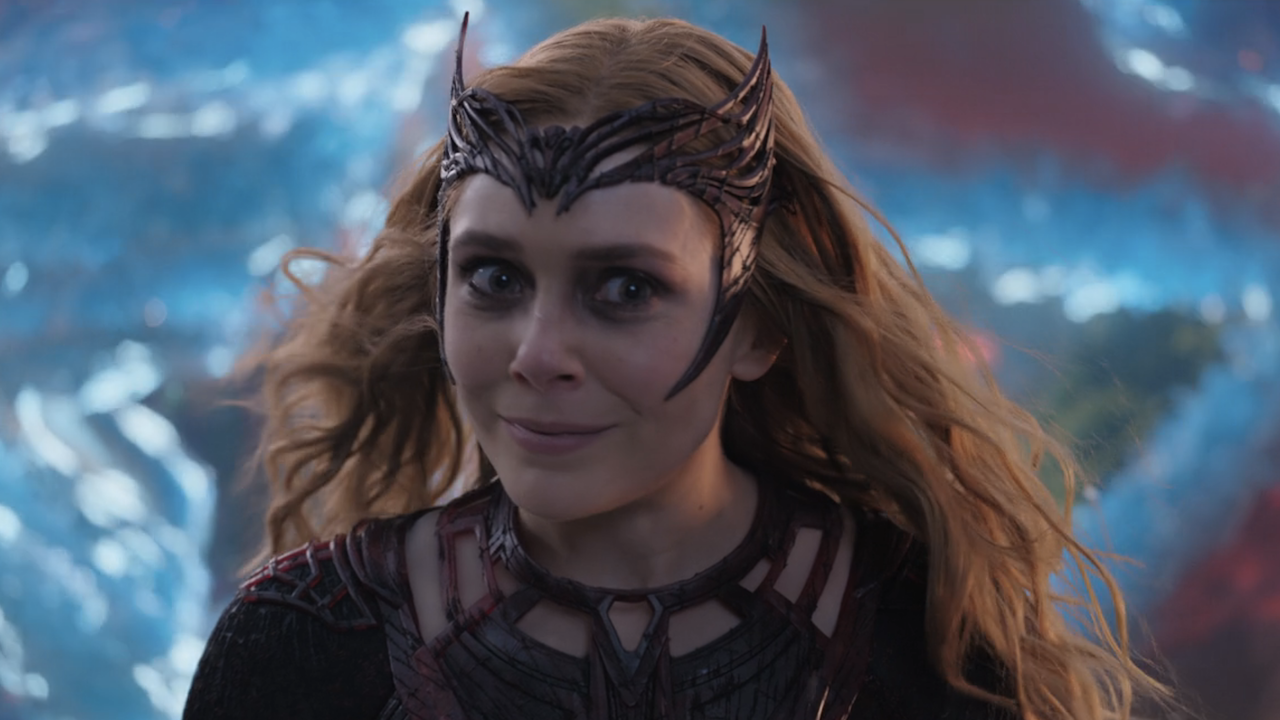 Elizabeth Olsen as the Scarlet Witch in Doctor Strange 2