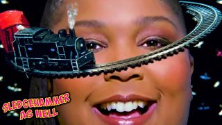 Lizzo and a train