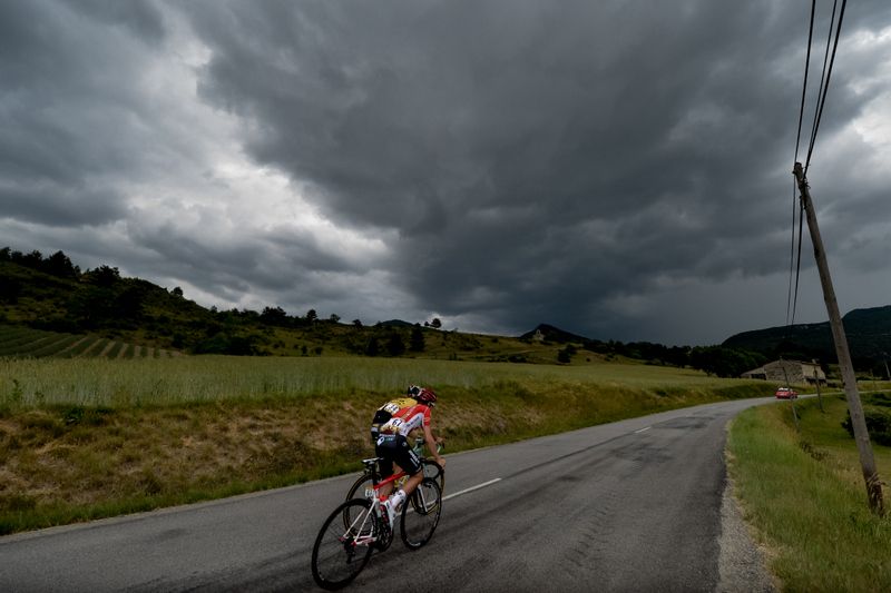 The dark clouds signalled rain and rain it did