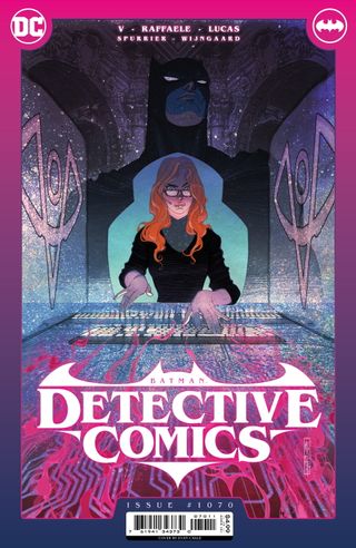 Detective Comics #1070 cover featuring Batman and Barbara Gordon