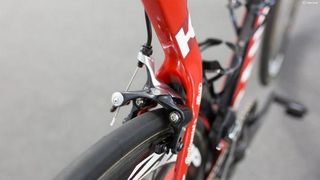 SRAM doesn't make a direct mount brake, so it had to debadge Dura-Ace calipers