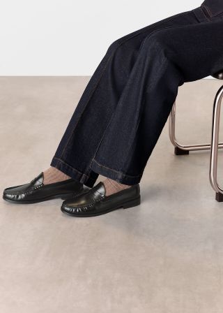 Black Manny Slim Loafer