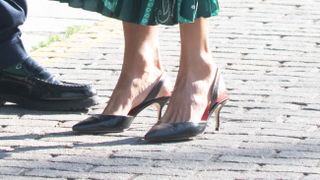 Queen Letizia's shoes on World Mental Health Day 2023