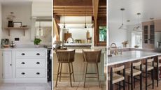 image of three classic kitchens to highlight the kitchen design rules worth breaking according to experts