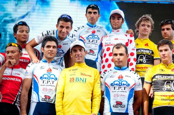 Tabriz Petrochemical Cycling Team won in the team general classification at Tour de Singkarak 2013