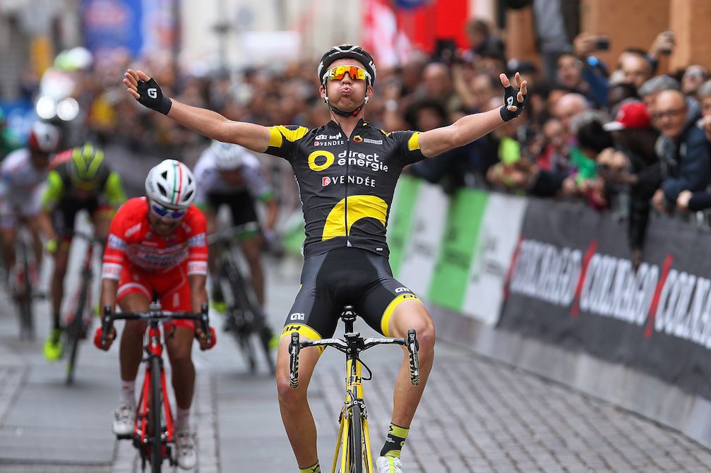 Lilian Calmejane wins the final stage of the Settimana Internazionale Coppi e Bartali.