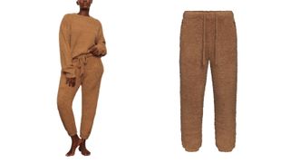 Best joggers for women include Skims such as these camel joggers