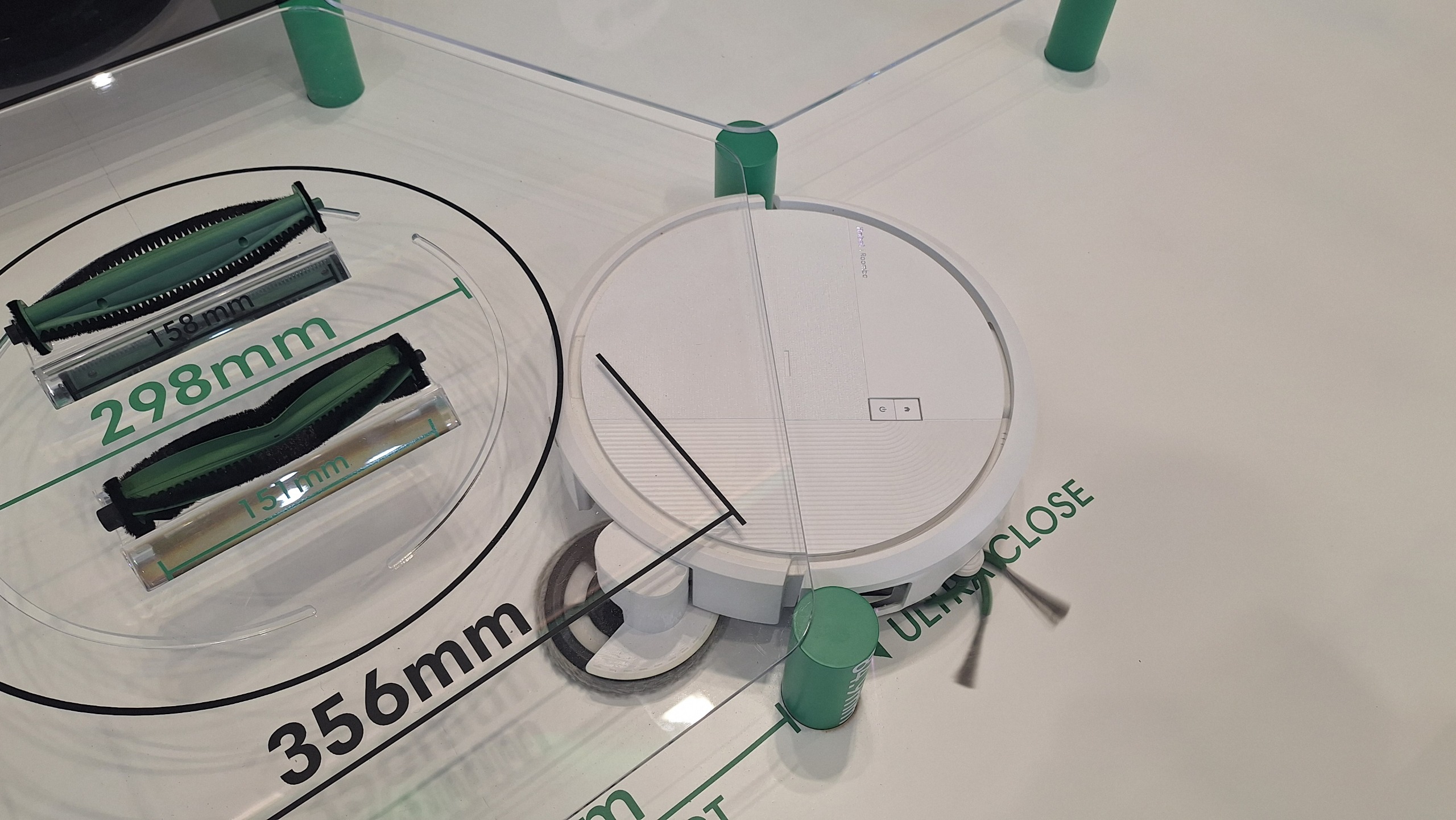iRobot Roomba Duo robot vacuum being demoed at IFA