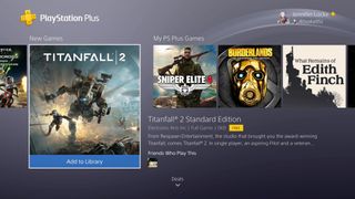 PS Plus screenshot