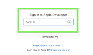 iPadOS 15 beta developer step 3 — sign in