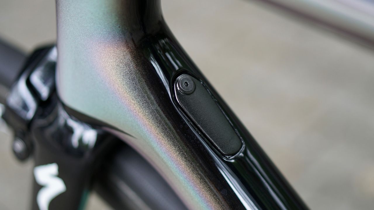 Sagan's teammates are all on black Tarmacs, which were just introduced at the start of the 2017 Tour de France