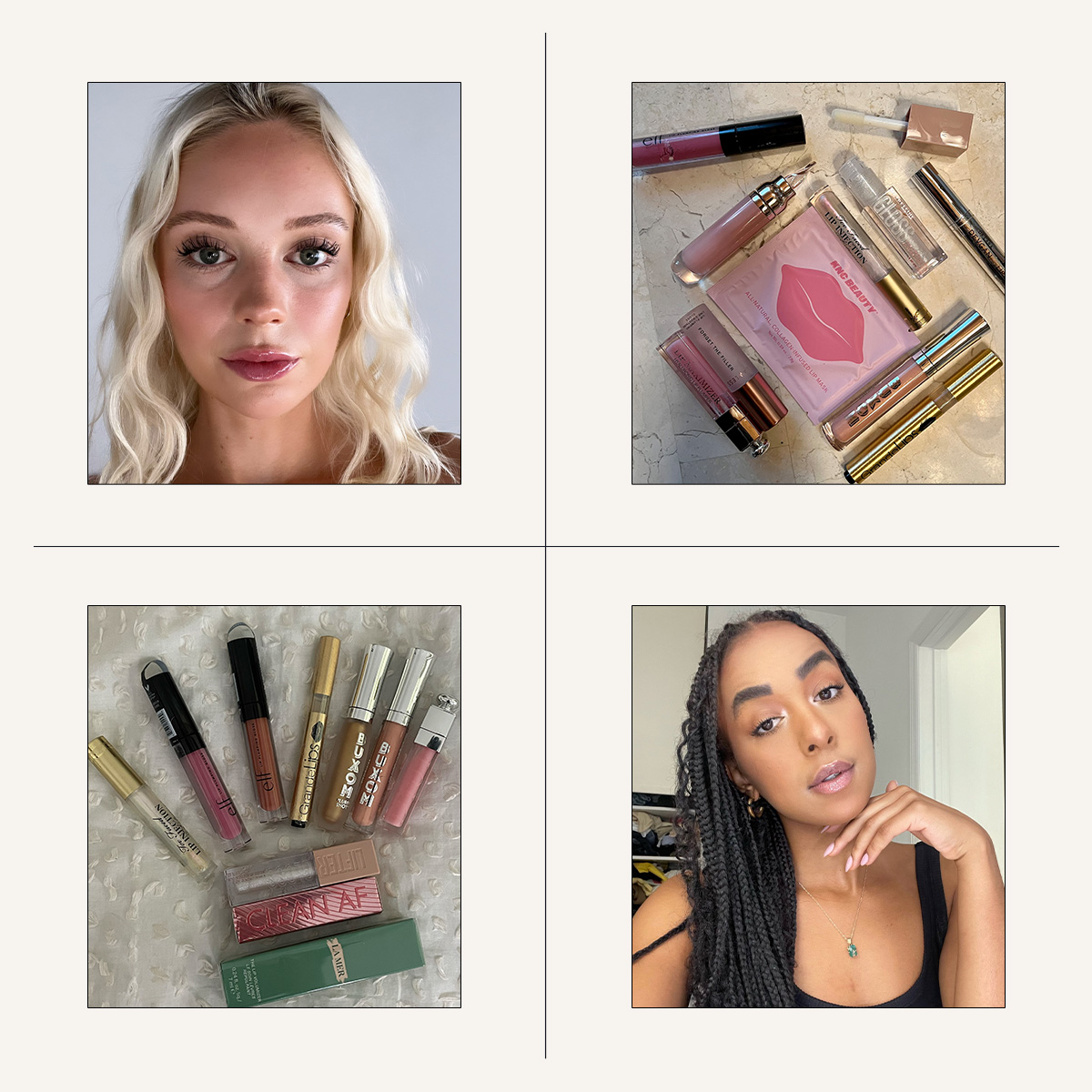 Who What Wear editors testing the best lip plumpers 