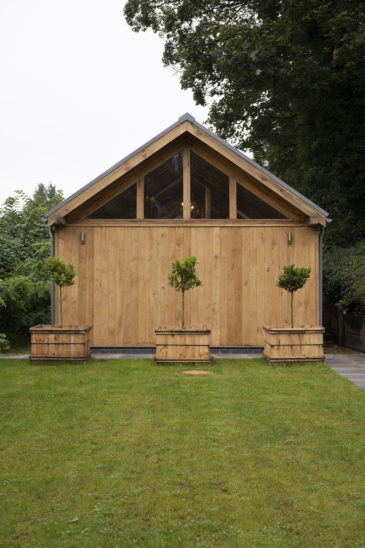 self build on a budget exterior timber cladding