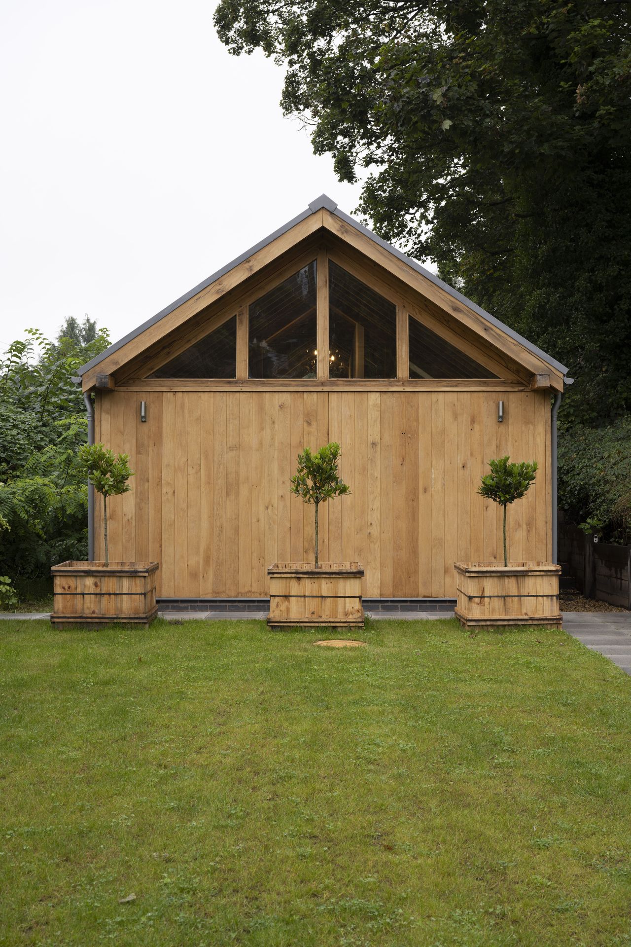 self build on a budget exterior timber cladding